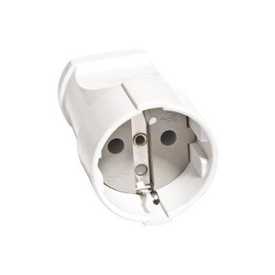 TDM Розетка кабельная 2П+З 16А 250B Белый SQ1806-0031