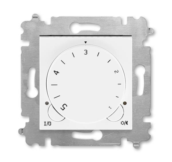 ABB  Levit   Белый/Белый Терморегулятор с поворотной ручкой 2CHH920003A6003