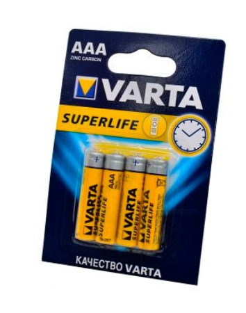 Элемент питания VARTA SUPERLIFE Micro 2003 R03 BL4