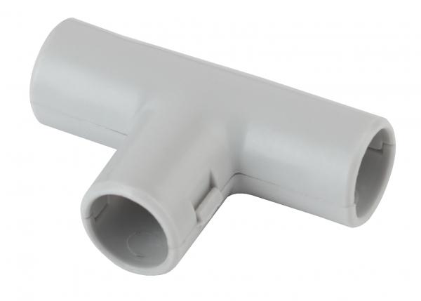 Тройник (серый) соединительный для трубы 16мм (10шт) TR-16 ЭРА
