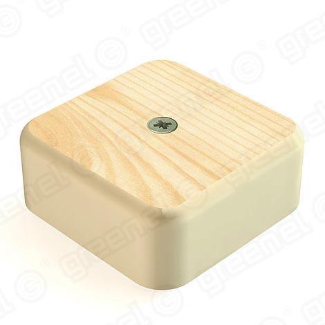 Коробка распаячная Greenel GE41205-11 ОП 50*50*20мм сосна    GE41205-11