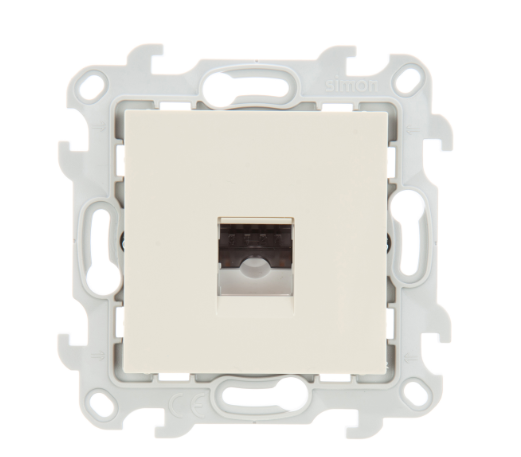 SIMON  S24  Слоновая Кость  Розетка RJ45 кат 5e UTP, 2410598-031