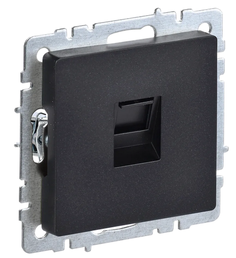 BRITE Роз. комп. RJ45 кат.5E РК10-БрЧ черн. IEK