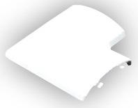 Угол плоский для напольного канала DKC 05911 75х17 мм APSP W, цвет белый