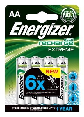 Аккумулятор ENERGIZER  Rech Extreme HR6 AA FSB4  2300mAh