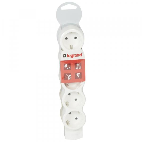 Удлинитель 5X2К+З без кабеля Legrand 695014