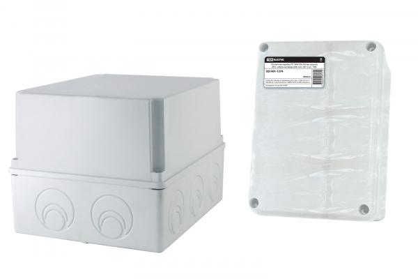 Коробка распаячная ОП 240х195х165мм, крышка, IP55, кабельные ввода d28-3 шт., d37-2 шт., TDM