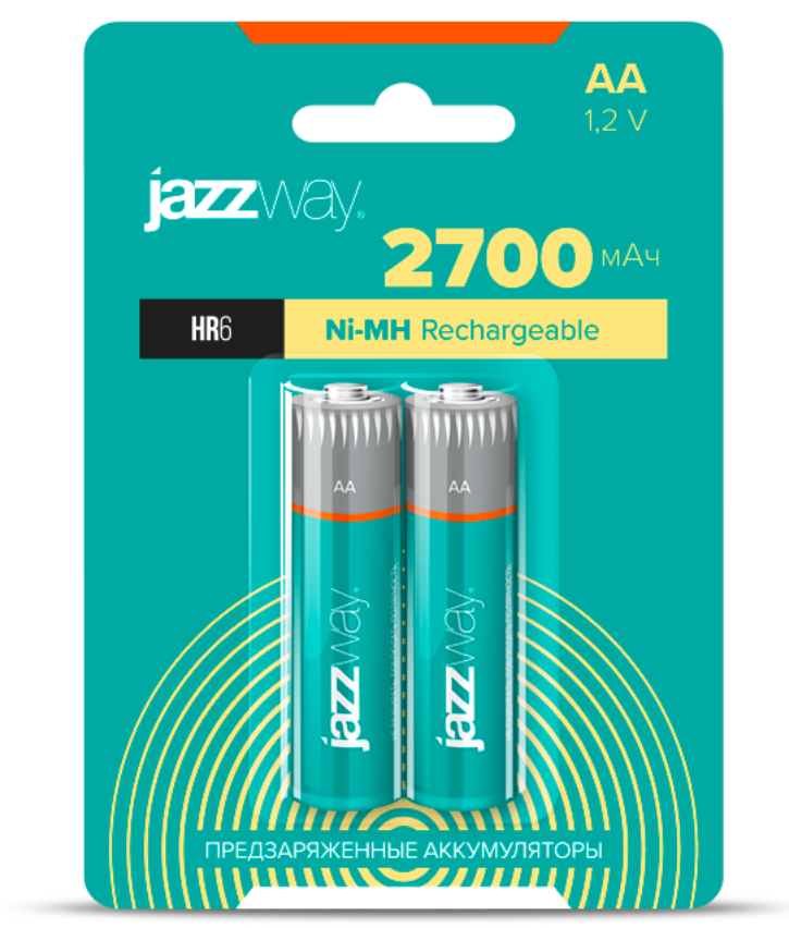 Аккумулятор Jazzway AA 2700мАч предзаряженные BL-2