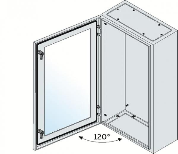 Щит  700х500х200  IP65  SR2 (дверь со стеклом)  ABB SRN7520VK