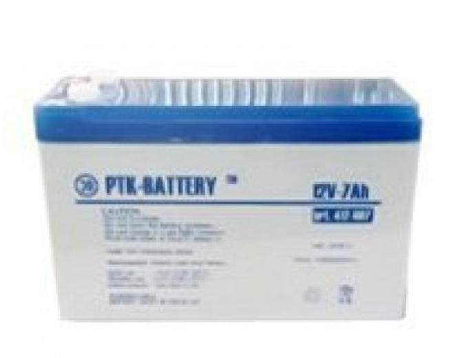 Аккумуляторная батарея PTK-BATTERY АКБ 12V-7Ah герметизированная,необслуживаемая с системой рекомбинации газов (151*66*95мм.)
