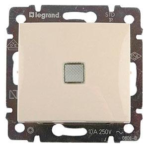Legrand Valena  Слоновая Кость Выключатель механизм 1-клавишный с подсветкой 10A 250В 774310 индивидуальная упаковка DIY (кратно 1шт)  /695601