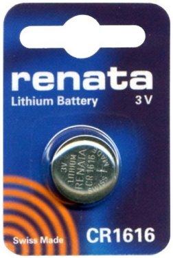 Элемент питания RENATA  CR 1616 (Li/MnO2, 50mAh, 3V)