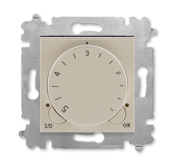 ABB  Levit  Кофе макиато/Белый Терморегулятор с поворотной ручкой, 2CHH920003A6018