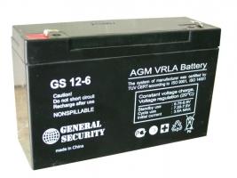 Аккумулятор GS/KL 6V 12 Ah  (151х51х94)