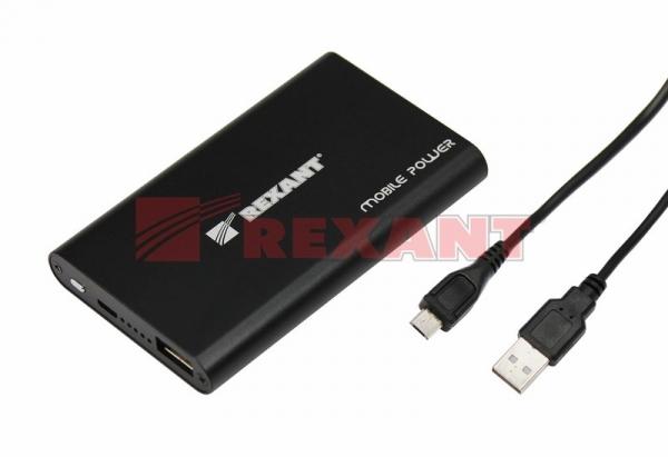 Портативное зарядное устройство Power Bank 2 100 mAh USB REXANT 30-0210