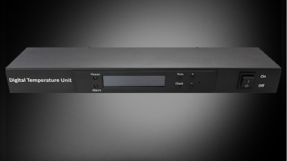 Блок управления вентиляторами 1U, c выносным термодатчиком GYDERS GDR-CMF-1