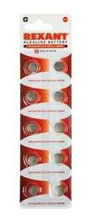 Элемент питания REXANT LR69,AG6,LR921,G6,171,GP71A,371,SR920W 30-1035