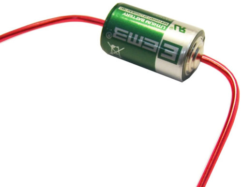 Литиевая батарея EEMB CR14250BL-AX  1/2AA  3 V ( аксиальные выводы)