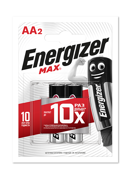Элемент питания ENERGIZER E91/LR6 MAX BP2 E300157000