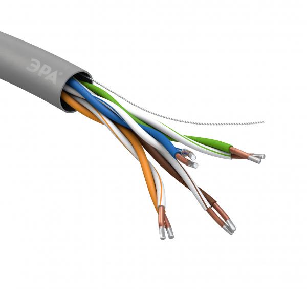 U/UTP 4x2x24 AWG Cat5e CCA PVC 305м SIMPLE кабель витая пара ЭРА