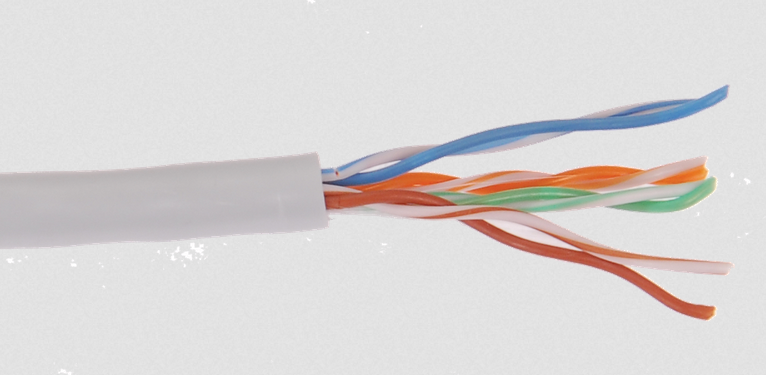 ITK Каб. в. п. ШПД U/UTP кат. 5E 4 пары PVC серый (теперь код 962884)