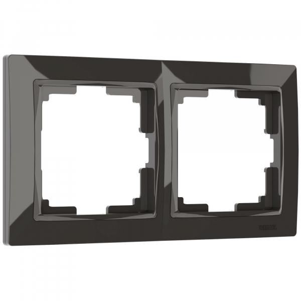 Werkel  Snabb Basic Серо-Коричневый Рамка 2-местная WL03-Frame-02 a036699