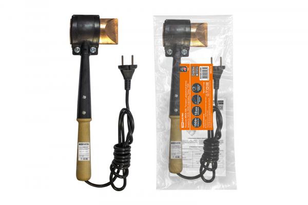 Электропаяльник ЭПСН-250, "Топорик", деревянная ручка, мощность 250 Вт, 230 В, подставка, "Рубин" TDM