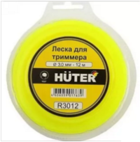 Леска HUTER для триммера TS3012 для триммера  (витой квадрат)