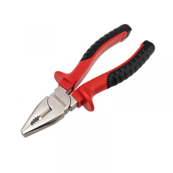 Плоскогубцы комбинированные REXANT 180 мм никелированные, двухкомпонентные рукоятки 12-4612