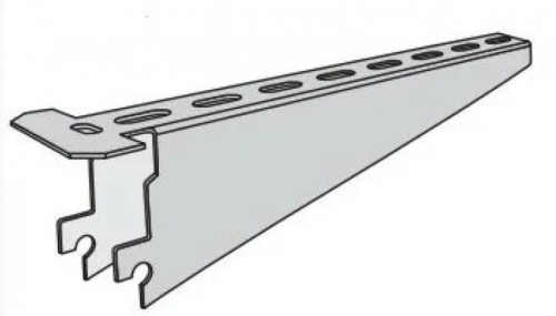 Полка кабельная К-1163ц (2,0мм)  (L=445мм ; Н=71мм ) ПКТ 112045501