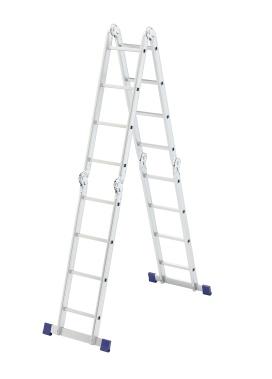 Лестница-трансформер 4*4 алюм.1,22/2,33/4,66м / Сибртех 97882