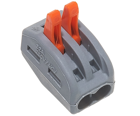Feron LD222-412 Cтроительно-монтажные клеммы 2-проводные  (DIY упаковка 5 шт)