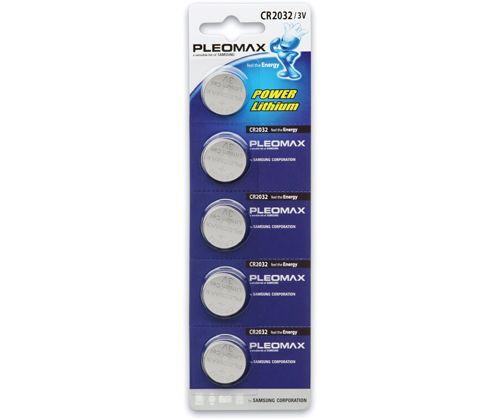 Элемент питания Pleomax CR2032-5BL