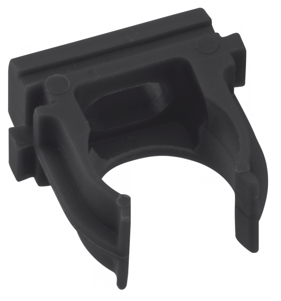 Крепеж-клипса черная d16мм  (10шт.) Plast EKF PROxima