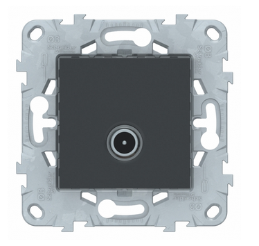 Schneider Electric Unica NEW Антрацит Розетка TV, 1-местная NU546254