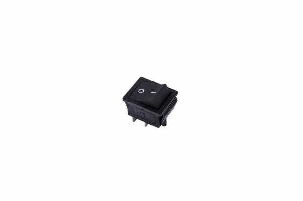 Выключатель клавишный 250V 15А (4с) (ON)-OFF черный  Б/Фикс  (RWB-501, SC-767)  REXANT 36-2380