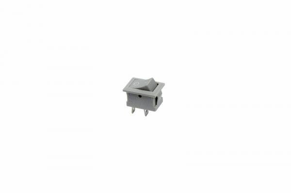 Выключатель клавишный 250V 6А (2с) ON-OFF серый  Mini  (RWB-201, SC-768)  REXANT 36-2113