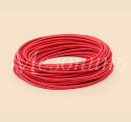 МезонинЪ Красный Провод витой ПВХ 3х1,5 GE70171-06 (кратно 25)