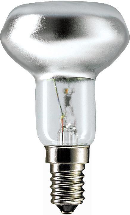 Стандартная лампа накаливания  PHILIPS  R50  60Вт  230В  E14