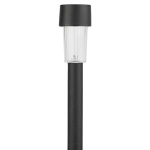 Светильник садово-парковый ЭРА SL-PL30 на солнечной батарее, пластик, черный, 30 см