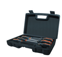 Набор отверток 6 предметов: SL:3x75; 5x100; 6x100, PH:0х75; 1x100; 2x100 (пластиковый чемодан), CR-V "Алмаз" TDM