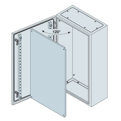 Щит  700х500х250  IP65  SR2 с монтажной платой TUR  ABB SRN7525K