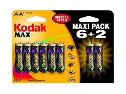 Элемент питания Kodak МАХ LR6 BP6+2