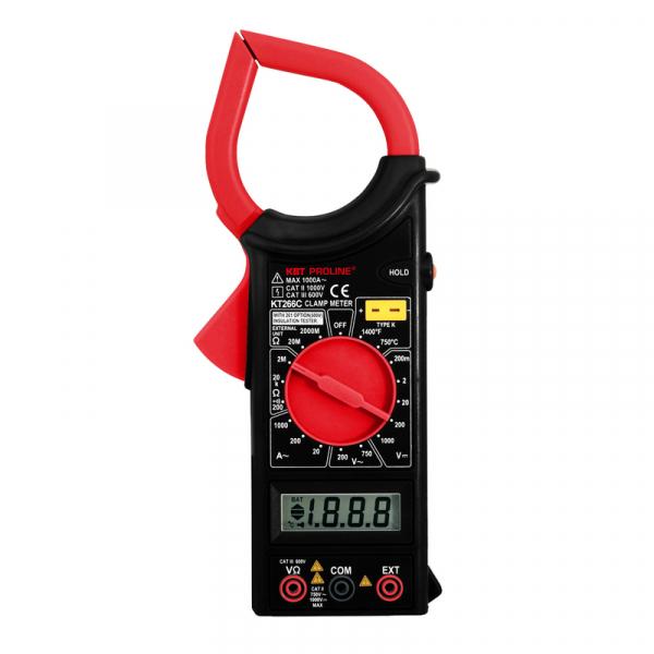 Мультиметр KT 266C Токовые клещи цифровые (КВТ) "PROLINE"