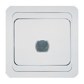 Makel  Мимоза  Белый Диммер с ДУ без вставки IP20 скрытая установка 22045