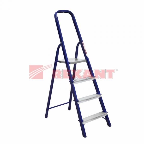 Стремянка металлическая комбинированная четыре ступени 12-5045