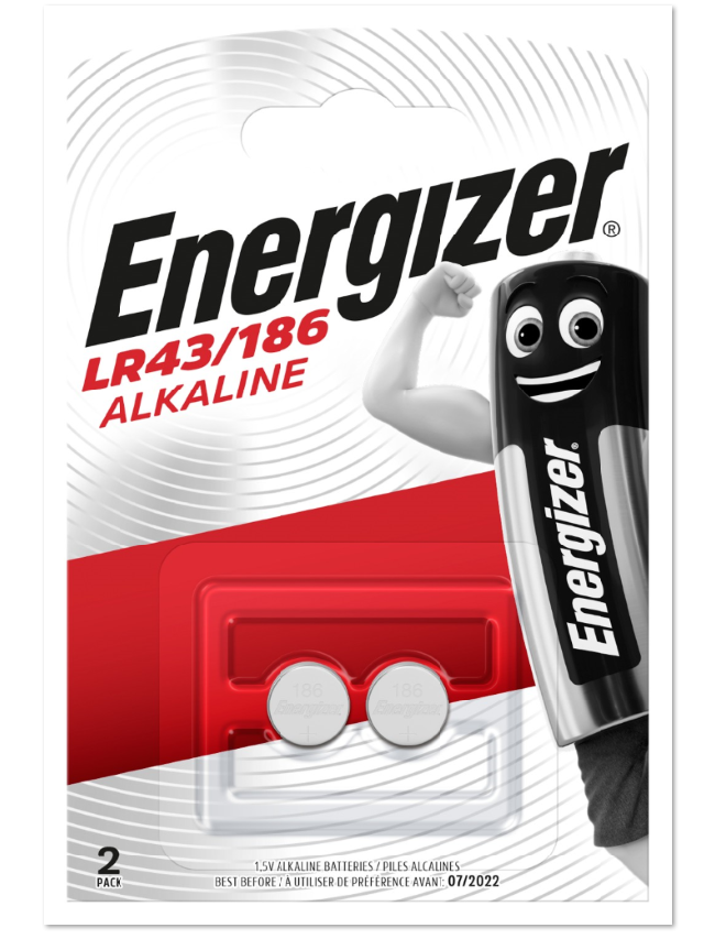 Элемент питания Energizer LR43/186 Alkaline FSB2
