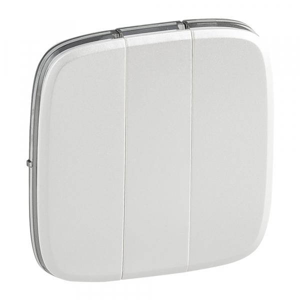 Legrand  Valena  ALLURE Жемчуг Лицевая Панель для выключателя 3-клавишного 755039