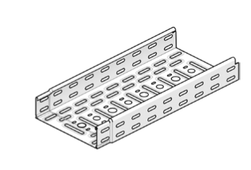 Лоток перфорированный ЛП(0.6) 300Х60Х3000  VERGOKAN 1,72 кг/м SZ-оцинкованный с/телескоп. концами KBSI60.300.060 (кратно 3)