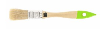 Кисть КФ 3/4" плоская 20 мм, натуральная щетина, деревянная ручка// Сибртех